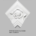 Crown Molding Trim miaraka amin&#39;ny Rose Design